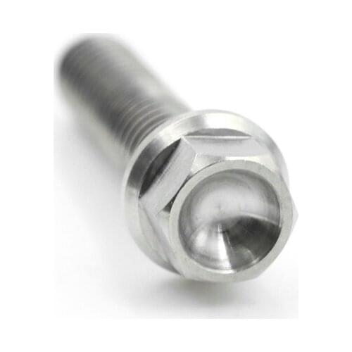 1pcs M6 Stainless Steel Hex Flange Screws Cap Washer Head Bolts Titanium Socket Flange Bolt Cap Screw