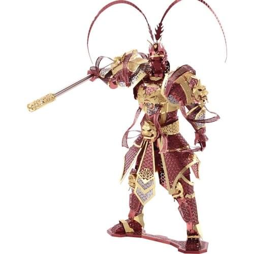 3D Metal Puzzles Model The Monkey King Adult Kids DIY Kits Laser Cut Assembly Jigsaw Educational Toys Collection Christmas Gifts