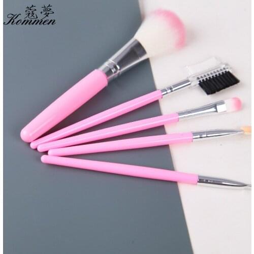Makeup 5 Sets of Eye Shadow Brush Eyebrows and Blush Brush