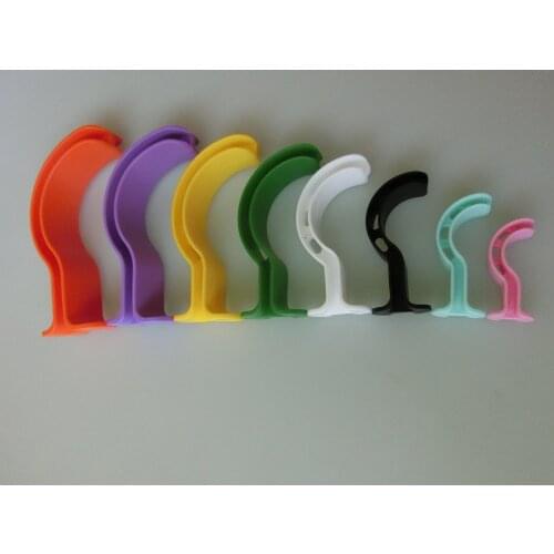 8Pcs/Set New Design Color Coded Disposable Oropharyngeal Airway Guedel Type Non-toxlc PE First Aid Gas Guide For Patients