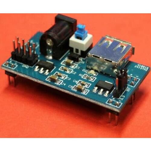 Free Shipping DC-IN Breadboard power module Compatible with 5V, 3.3V