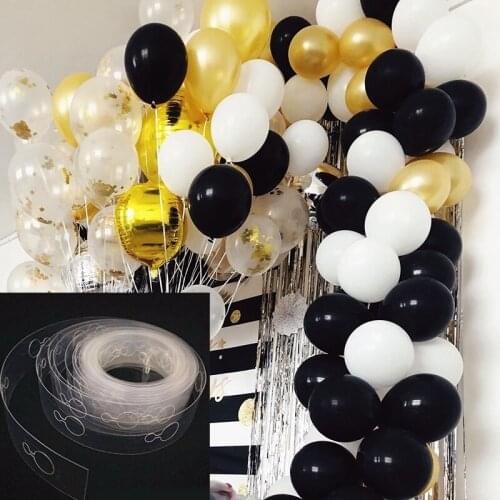 5M Balloon Chain PVC Rubber Wedding Party Birthday Backdrop Decoration Ballon Chain Arch Decor Party Ballon Decoration Supplies