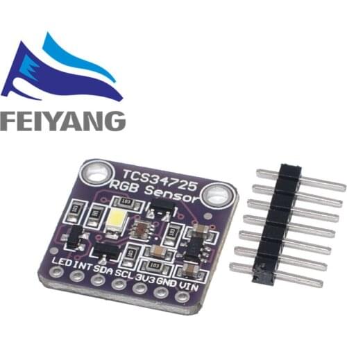 1PCS 34725 TCS34725 Color Sensor RGB color sensor development board module
