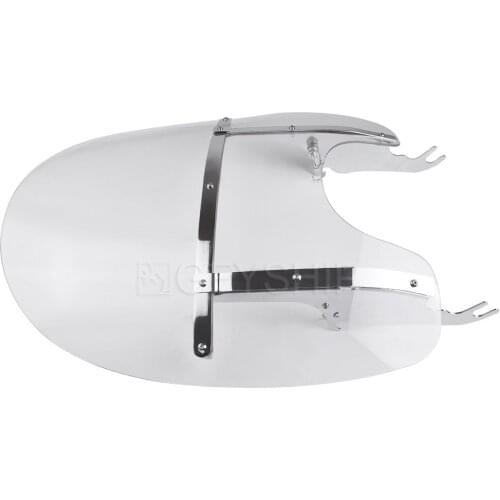 Motorcycle For Harley Softail Deluxe FLSTN 2005 2006- 2016 2017 FLSTNSE FLSTNI Windshield Clear Windscreen With Mounting Bracket