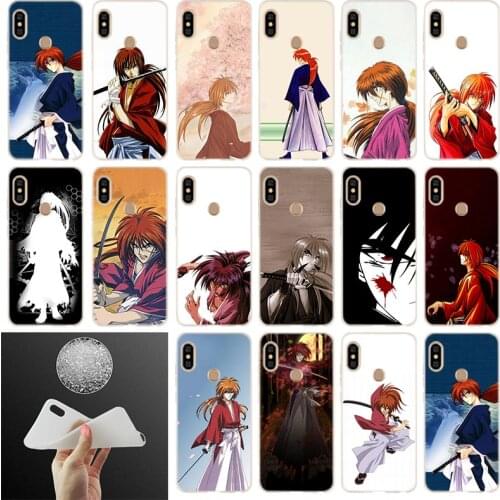 Rurouni Kenshin Soft Case Cover For Xiaomi Redmi 9a 8a 7a 6pro 6a Note 9 8 7 6 5 Pro 9s 8T Bag
