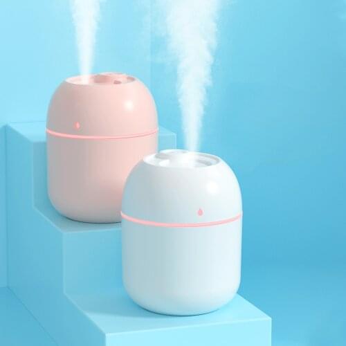 Desk Car Aromatherapy Air Humidifier Machine Mini Led Colorful Water Droplet Aroma Power off without water Household for Office