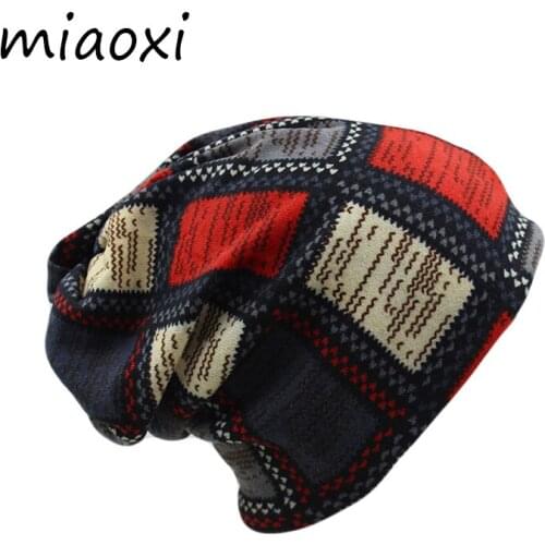 Miaoxi Cheap Price Women Hat Fashion Polyester Girls Skullies Beanies Female Scarf Spring Winter Cap Two Used Adult Hats