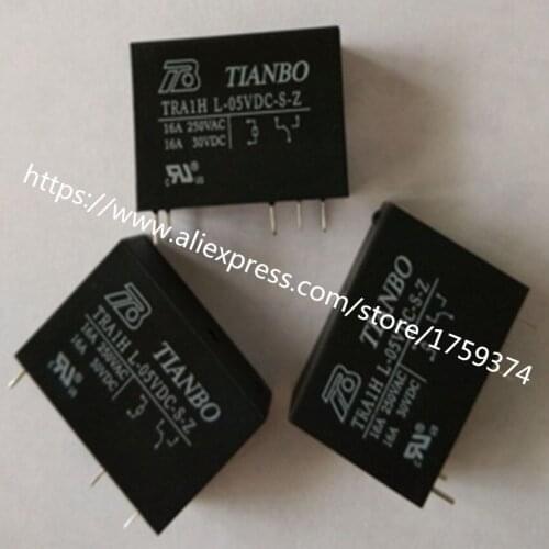Wholesale 100pcs/lot TRA1L-05VDC-S-Z 10A 5feet relay