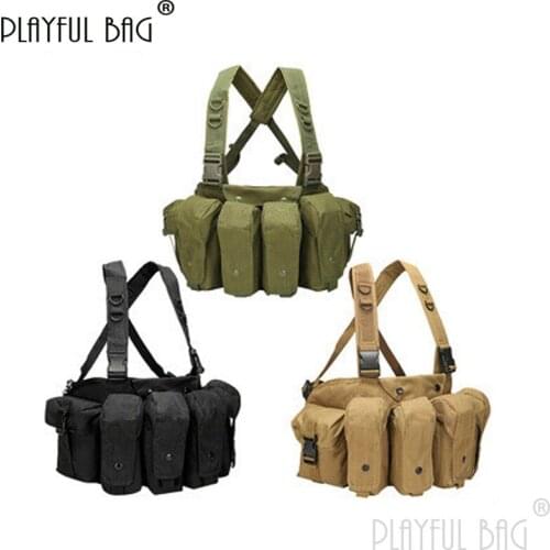 PB Playful bag Tactical Vest camouflage field training kit quadruple pocket CS outdoor equipment CS accessory toys QC95S