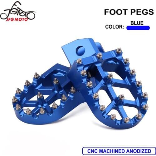 Motorcycle CNC Footrest Footpeg Foot Pegs For Yamaha YZ 80 125 250 490 500 WR200 WR250 WR500 TTR90 TTR110 TTR125 TTR250 XT250