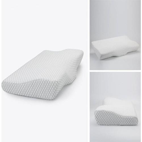 Memory Foam Bedding Pillow Neck protection Slow Rebound Memory Foam Butterfly Shaped Pillow Cervical rehabilitation size 50*30CM
