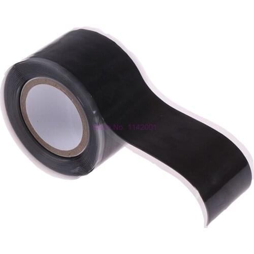 50pcs Self - adhesive Rubber Insulation Tape Silicone Performance Waterproof Plugging Seal Tapes Bonding Rescue Wire