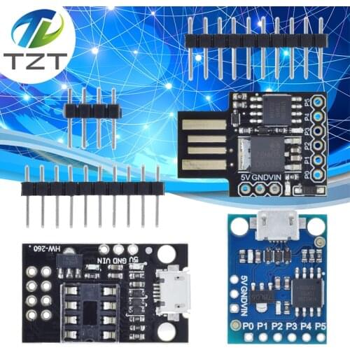 Blue Black TINY85 Digispark Kickstarter Micro Development Board ATTINY85 module for Arduino IIC I2C USB