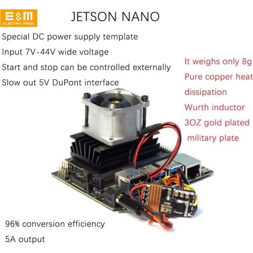 5V5A NVIDIA Jetson Nano Development Board External DC Buck Power Module Unmanned Vehicle UAV Customized