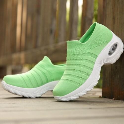 Casual shoes women platform sneaksrs 2021 fashion breathable comfortable wedges running shoes woman sneaksrs plus size