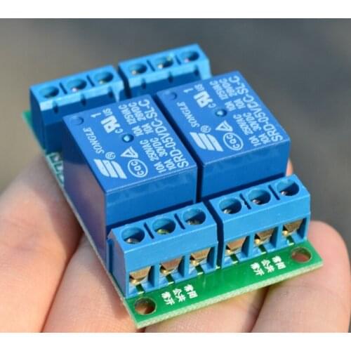 2-way 5V Relay Module with Optocoupler Isolation High and Low Level Trigger Dual Relay Module / Switch