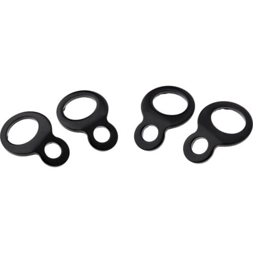 4Pieces Stainless Steel Tie Down Strap Rings For Motorbike Dirt Bike ATV UTV