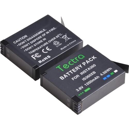 5PCS 1200mAh ONE X Battery for Insta360 ONE X Camera