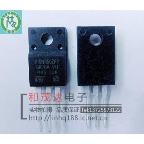 5PCS/ STP15NK50ZFP ST P15NK50ZFP 500V TO220F TO-220F