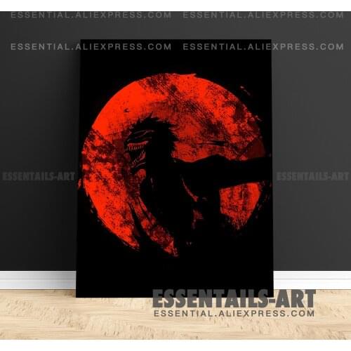 Hollow Ichigo Kurosaki Bleach Anime Poster Canvas Wall Art Painting Decor Pictures Bedroom Living Room Home Decoration Prints