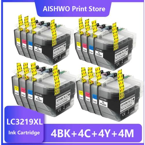 ASW X2 Black LC3219XL Compatible LC3219 XL Ink Cartridges for Brother MFC-J5330DW MFC-J5335DW MFC-J5730DW MFC-J5930DW MFC-J6530
