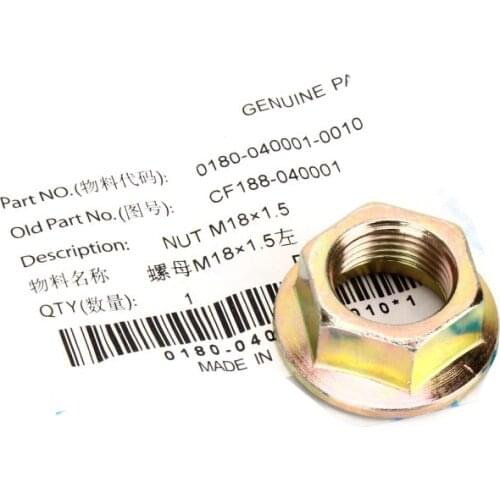 For CFMoto 500cc CF188 Nut M18x1.5 for Crankshaft CF500 UTV ATV 4X4 BUGGY GO KART Parts 0180-040001-0010