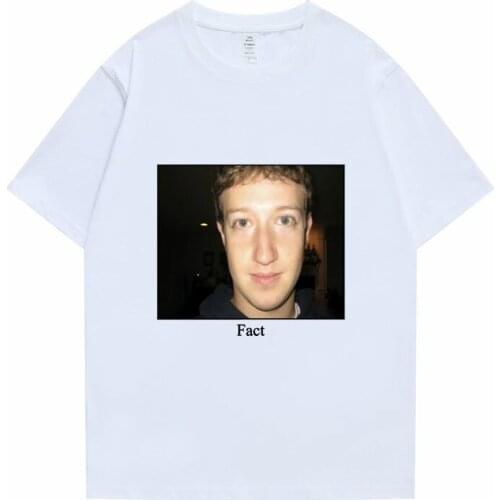 Mark Zuckerberg Meme Essential Tshirt Summer Men Women Oversized Loose Short Sleeve Tees Unisex Daily Casual Print T-shirt Tops