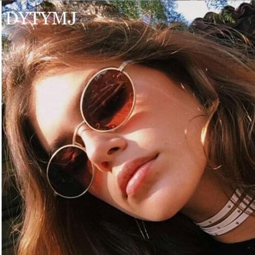 DYTYMJ 2020 Round Vintage Sunglasses Women Alloy Luxury Sun Glasses for Women/Men Eyeglasses Women Retro Gafas De Sol Mujer
