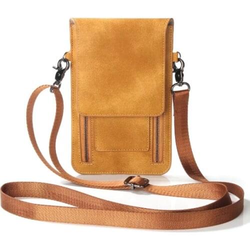 Lady Shoulder Belt Mobile Phone Leather Case Zipper Card Wallet Pouch For Sony Xperia XZ Premium/XA Ultra/Z5 Premium/Z5 Ultra