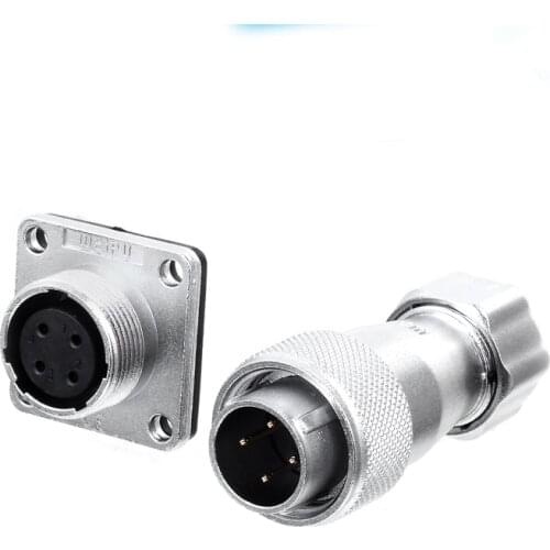 M20 Circular 2 3 4 5 6 7 9 12Pin Waterproof Aviation Connector for Electrical Communication Equipment Instruments Automotive Car