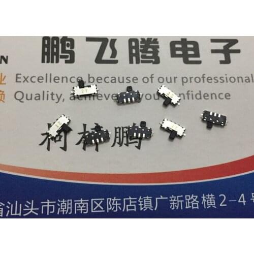 20PCS/lot Japan ALPS SSAJ120100 small thin toggle switch 5 feet 2 gear sliding propulsion switch patch