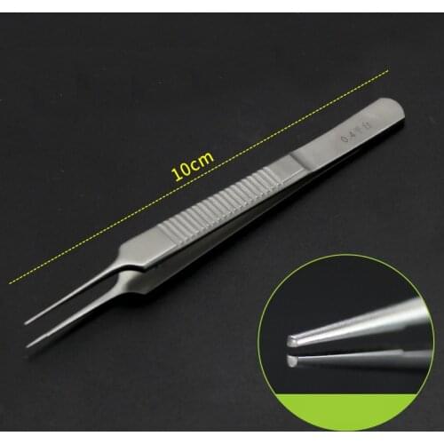 Stainless steel micro tweezers, toothed tweezers and hooks, medical tweezers, double eyelid surgery, ophthalmic plastic surgery