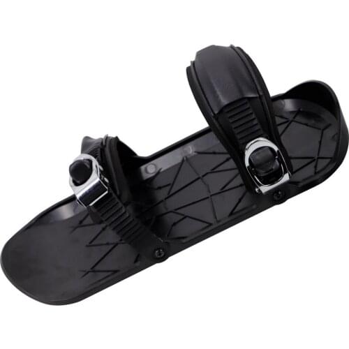 New Type Mini Snow Skating Shortboard Skis High Quality Adjustable Strap Binding Portable Mini Ski Shoes Universal Size