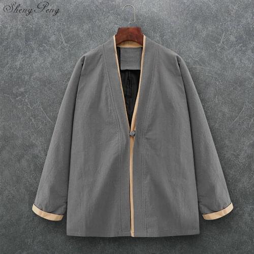 Traditional chinese clothing for men male oriental winter jacket for men wushu kung fu outfit clothing jackets men V1365