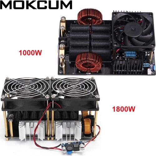 DC 12-40V 50A 1KW ZVS Induction Heater High Voltage Generator High Frequency Low Voltage 1000W Board With Coil for Melt Metals