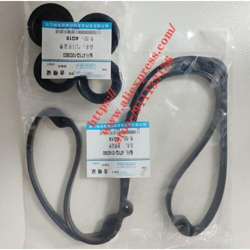 Valve cover gasket + spark plug seal for JAC J3 J5 4G15/4G13/4G93/4G63 Mitsubishi engine front drive