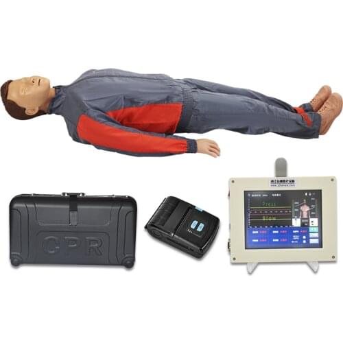 Cardiopulmonary resuscitation simulator artificial respiration first aid CPR pressing teaching training model