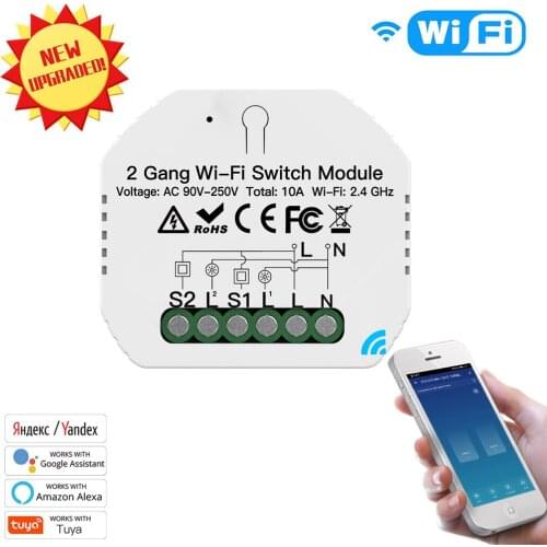 Concealed wifi switch 2 way dual control switch and panel switch independent control can be placed in 86 inner box