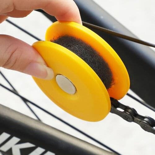 Bike Chain Oiler Roller Lubricating Bike Chain Gear Oiler Lube Cleaner Lubricant Bicycle Care Tool FK88