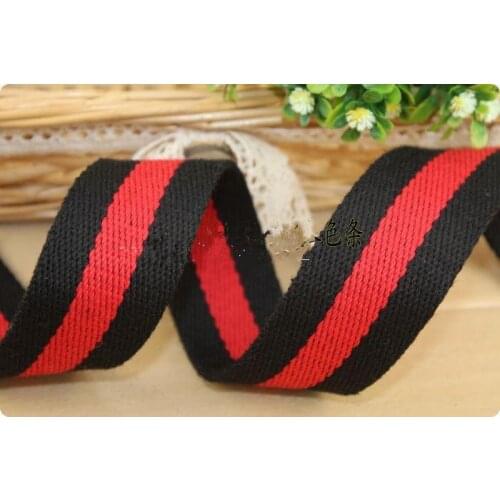 Wholesales 38mm Width 50 meter Thick 2mm Canvas Webbing Tape Shoulder Bag Straps Belt Sling Fabric Strap Backpack Belt