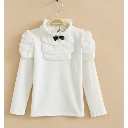 YK&Loving White Turtlenecks For Girls