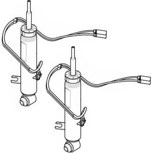 Rear Left & Right Driver & Passenger Side Suspension Shock Absorber Strut Pair For BMW X6 E71 2007-2014