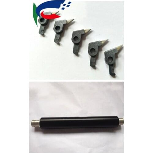 1sets new Upper Fuser Heat Roller+Upper Picker Finger Claw for Konica Minolta Di 450 550 470 Di550 Di460 Di470