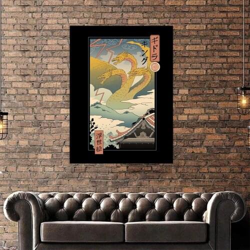 1 Pcs Modular Hd Prints Picture Zero Monster Ukiyoe Home Decoration Painting Canvas Poster No Frame Wall Artwork For Living Room