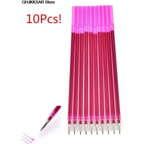 10Pcs Water Erasable Pens Fabric Markers Refill Soluble Cross Stitch Tool Pencil Patchwork Needlework Sewing Accessories Tools