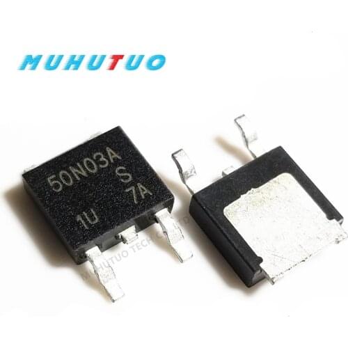 10PCS N channel field effect MOS tube SUD50N03A KIA50N03 50A 30V TO 252