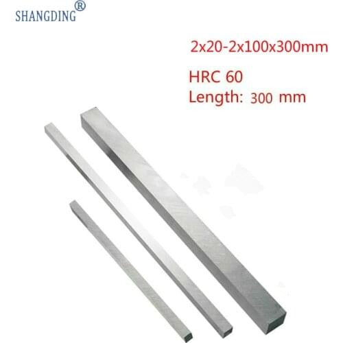 2x20-2x100x300mm White Steel Knife Bar High Speed Turning Contain HRC60 HSS Direct Selling