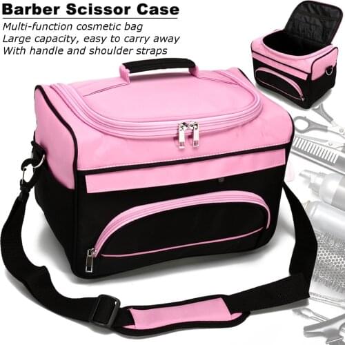 35cm Large Barber Tools Bag Salon Hairdressing Hair Styling Tools Clipper Comb Scissors Case Storage Bag Travel Luggage Pouch