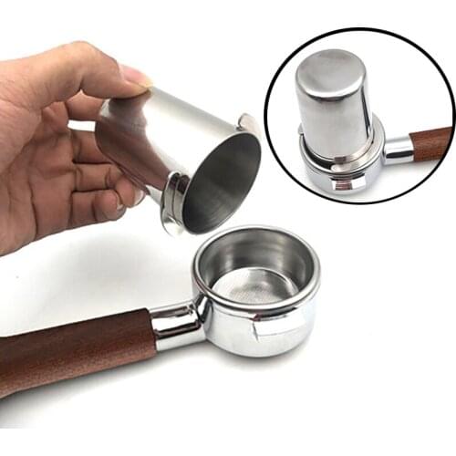 50mm Stainless Steel Coffee Dosing Cup Coffee Sniffing Mug Espresso Machine Dosing Cup Kitchen Resuable Coffee Powder Receiver