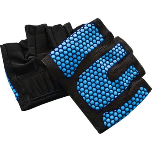 80% Hot Sale Four Finger Women Workout Gloves Fitness Gym Yoga Exercise Hand Palm Protector Yoga Equipment